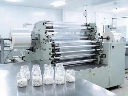 Flexible packaging film line